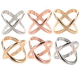 thumbnail image 2 of 6 pinzas para bufandas en forma de X para mujer: elegante hebilla de seda para bufandas, pinza multiusos para chal, anillos de moda para pañuelos de cuello con hebilla deslizante., 2 of 6