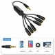 thumbnail image 5 of Cable Divisor Auxiliar 3 5 Mm 1 A 5/6 Vías para Altavoces PC Con Reproductor MP3 MP4, 5 of 9