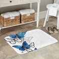 thumbnail image 5 of Kdxio Blue Flying Butterflies,16" x 24", Non-Slip Front Door Mats,Outdoor Welcome Mat Washable, 5 of 9