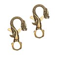 thumbnail image 5 of Milisten 2-Pack Golden Brass Keychains with Vintage Dragon Design, and Stylish Car Accessories for Everyday Use, 5 of 8