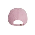 thumbnail image 3 of Big Accessories BX005 6-Panel Washed Twill Low-Profile Cap - Light Pink, 3 of 3