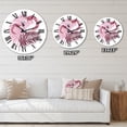 thumbnail image 4 of Designart 1 in Quartz Tropical Wall Clock, 4 of 5