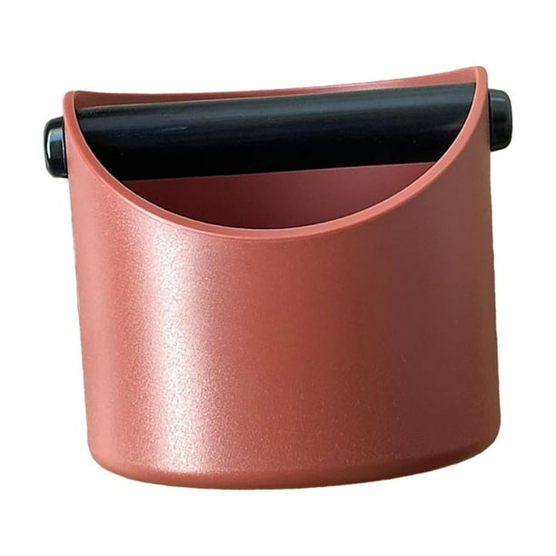 Recipiente para recoger posos de café expreso, contenedor para café molido en la cafetería de la oficina caramelo