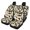 Daisy Pattern, variant on Pzuqiu Car Seat Covers Full Set Polyester Fabric, Compatible with Front Seats Van Seats, for Trucks Cars, Camouflage Deer