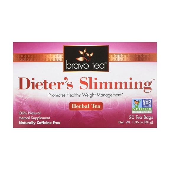 Bravo Teas & Herbs Triple Slimming Tea, 20 bogs/box