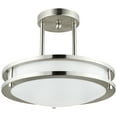 thumbnail image 2 of Sunshine Lighting B3137671 Sunlite LED Pendant Double Band Flush Mount Fixture - 15W - 1050 Lumens - 120V - 12 in. - White, 2 of 2