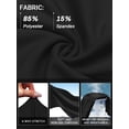 thumbnail image 6 of NELEUS Womens 31" Wide Leg Pants Athletic Yoga Leggings Casual Sweatpants Stretch Dress with Pockets,Black,US Size M, 6 of 12