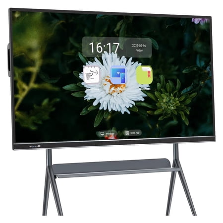 BELNET 86 Inch Ultra HD Smart TV with Built-in Wi-Fi Dual OS System Multi-Touch Living Room Home Theater(Include Wall Mount)