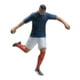 thumbnail image 1 of Figura de jugador de fútbol de 1/64, juguete de resina para fiesta temática de fútbol Azul, 1 of 7