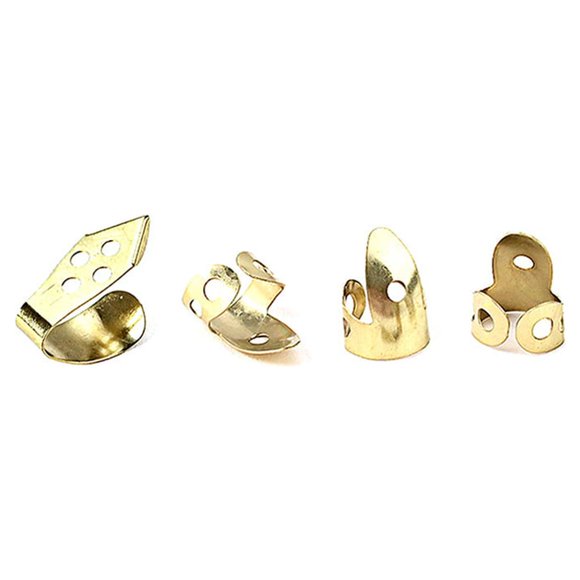 Naiovety 4 Uds. De púas para guitarra, púas para principiantes, piezas reemplazadas portátiles ligeras para principiantes, herramientas de reparación, Accesorios para instrumentos musicales Dorado
