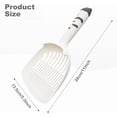 thumbnail image 6 of Cat Litter Scoop with Cat Paw Handle, Easy Sifting with 3 Size of Hole Design for All Litter, Wide Edge Cat Litter Scoop for Quick Cleaning All Cat Litter Box, 6 of 7