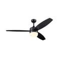 thumbnail image 1 of Ventilador de techo 52” Coolfan Eliseo Smart negro mate con tecnología inteligente y motor silencioso, 1 of 5