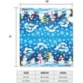 thumbnail image 6 of Cute Snowmen Winter Snowflakes Landscape Mailbox Cover Magnetic Mailbox Wraps Post Box Cover Décor 21x18 in, 6 of 7
