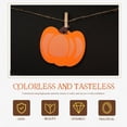 thumbnail image 6 of COMPUKAS 10pcs Orange Pumpkin Wood Slices Blank Cutouts for Crafts Decorations, 6 of 8