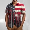 thumbnail image 1 of Blusa y camisa de manga corta con cuello vuelto Camisa casual para hombre Camisa de bolos vintage de manga corta Camisas de verano Camisa abotonada Blusa para hombre Poliéster, 1 of 5
