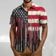 thumbnail image 1 of Blusa y camisa de manga corta con cuello vuelto Camisa casual para hombre Camisa de bolos vintage de manga corta Camisas de verano Camisa abotonada Blusa para hombre Poliéster, 1 of 5