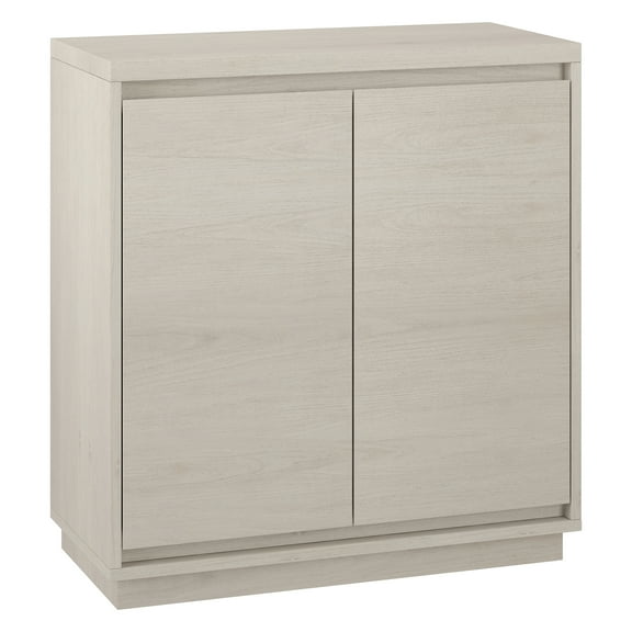 Evelyn&Zoe Presque 30" Wide Rectangular Accent Cabinet, Alder White