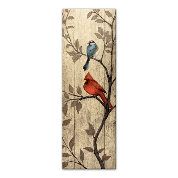Creative Products Birds Nestled In Trees 12x36 Canvas Wall Art