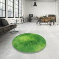 thumbnail image 4 of Ahgly Tapis Rectangulaire Lavable en Machine Intérieur Transitionnel Vert Nébuleuse, 3 Pieds x 5 Pieds, 4 of 7