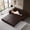 Dark Brown, variant on YWEN 93.7" King Pull Out Sofa Bed, Faux Leather Convertible Sleeper Couch with Nailhead Trim, Oversized Mid Century Modern Chesterfield Sectional Couch for Living Room
