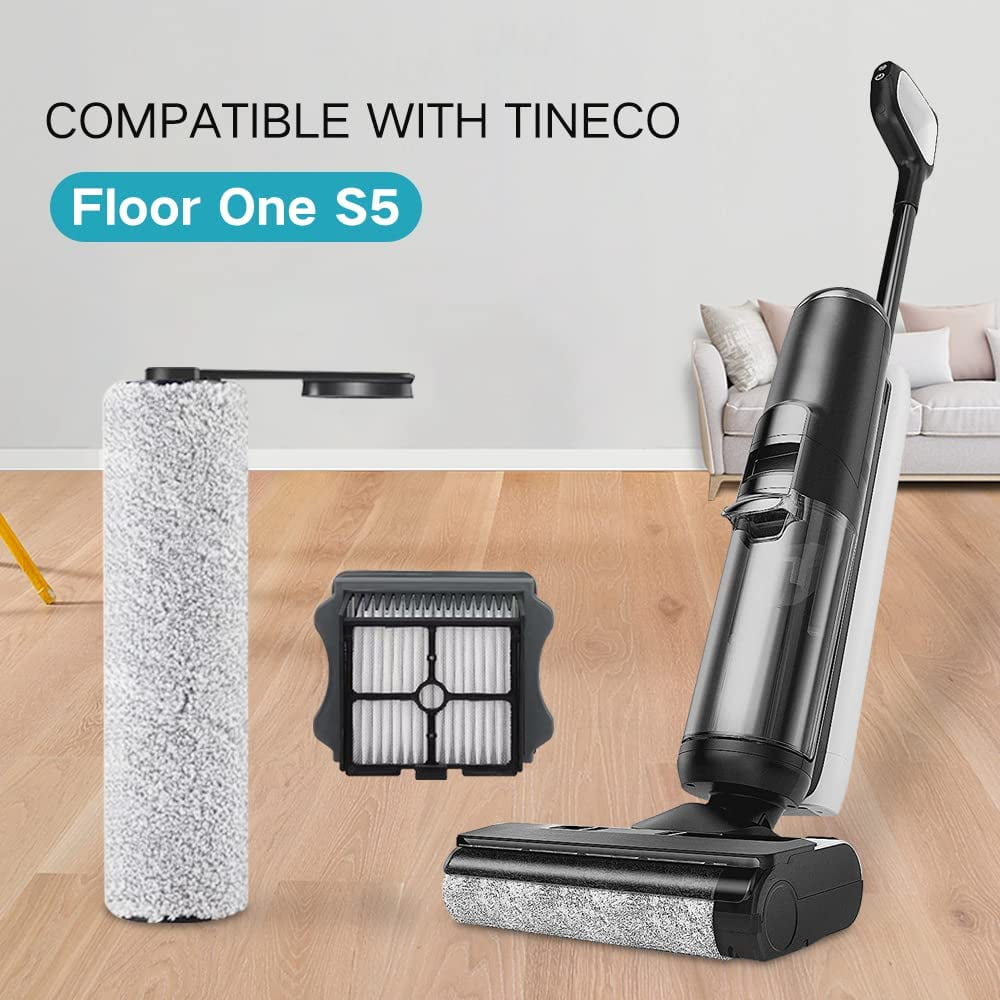 Tineco Floor One S5 Combo Cordless Wet Dry Vacuum Cleaner Accessory Kit 1*  Brush Roller+1* HEPA Filter+1*280ml Cleaning Solution - AliExpress