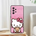 thumbnail image 3 of Anime Hello Kitty Sanrio para Samsung Note 20 10 Ultra Plus A31 A8 A14 j6 A12 A5 A70 A7 A34 A20 A04 A24 5G, funda de teléfono negra, 3 of 5