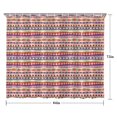 thumbnail image 5 of Pink Striped Geometric Pattern Shower Curtain 84"x72" ,Bathroom Decorative Shower Curtains Set with 12 Hooks,Modern Waterproof Washable Shower Curtain, 5 of 6