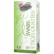 Swisspers Organic Cotton Swabs On Wood Sticks, 180 Ct