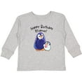 thumbnail image 3 of Inktastic Happy Birthday, Mama- Cute Penguins Boys or Girls Long Sleeve Toddler T-Shirt, 3 of 5