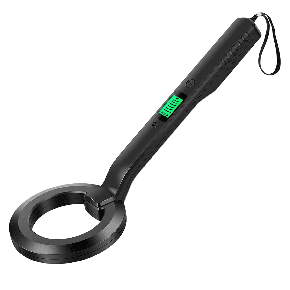 Metal Detector, Detector with Audible & Alerts, 360° Scanning Handheld Metal Detector Treasure Finder for Metal Object,1 * handheld metal detector,Black