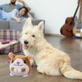 thumbnail image 2 of ORUYROP Active Moving Pet Plush Toy | Talking Animal Plush Toy for Dog | Moving Pet Toy for Dog | Electronic Plush Dog Toy | Bouncing Dog Toy | Pet Bouncing Ball for Cats Dogs, 2 of 5