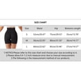 thumbnail image 5 of Gibobby Pantalon cortos yoga mujer Pantalones cortos de yoga de fitness para mujer Pantalones cortos de equitación de de cintura alta Pantalones corto(Marrón,M), 5 of 5