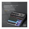 thumbnail image 2 of 6 Channel Professional Mixing Console Soundcard USB Play Record DJ  Mixer ,Smart Fader, 2 of 6