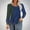 Blue, variant on Aloohaidyvio Long Sleeve Tops,Women's Casual Long-sleeved Loose Round Neck Non-positioned Printed Top