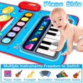 thumbnail image 2 of Alfombrilla musical Aitbay Baby de 1 a 3 años con batería de piano 2 en 1, 2 of 7