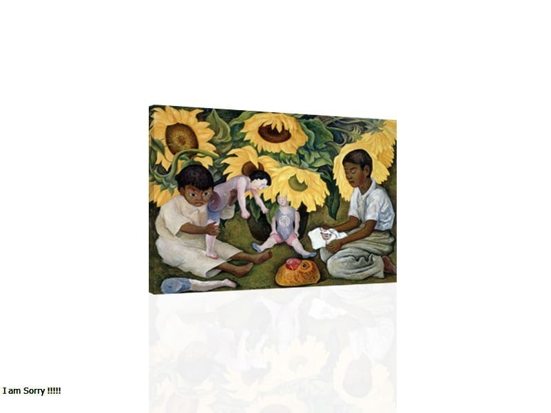 “Diego Rivera, ‘Sunflowers’ (1943) - CANVAS or PRINT WALL ART