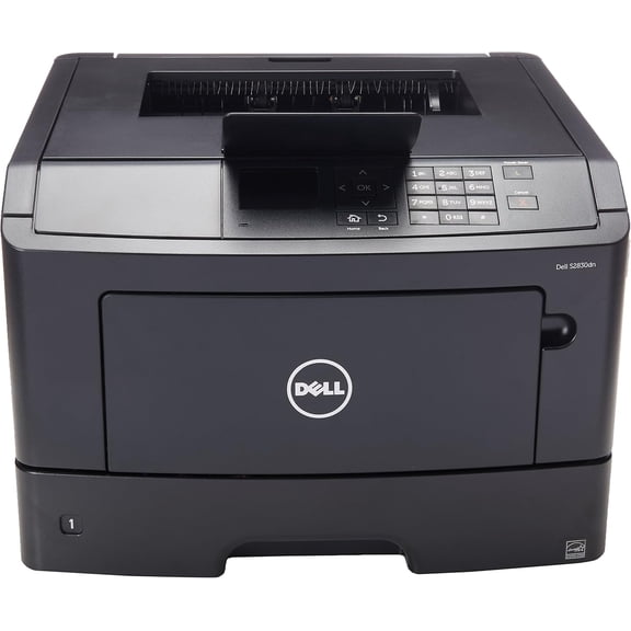 Dell S2830DN Monochrome Laser Printer – Fast 30 PPM, 1200 × 1200 dpi, Automatic Duplex, Network-Ready Desktop Printer