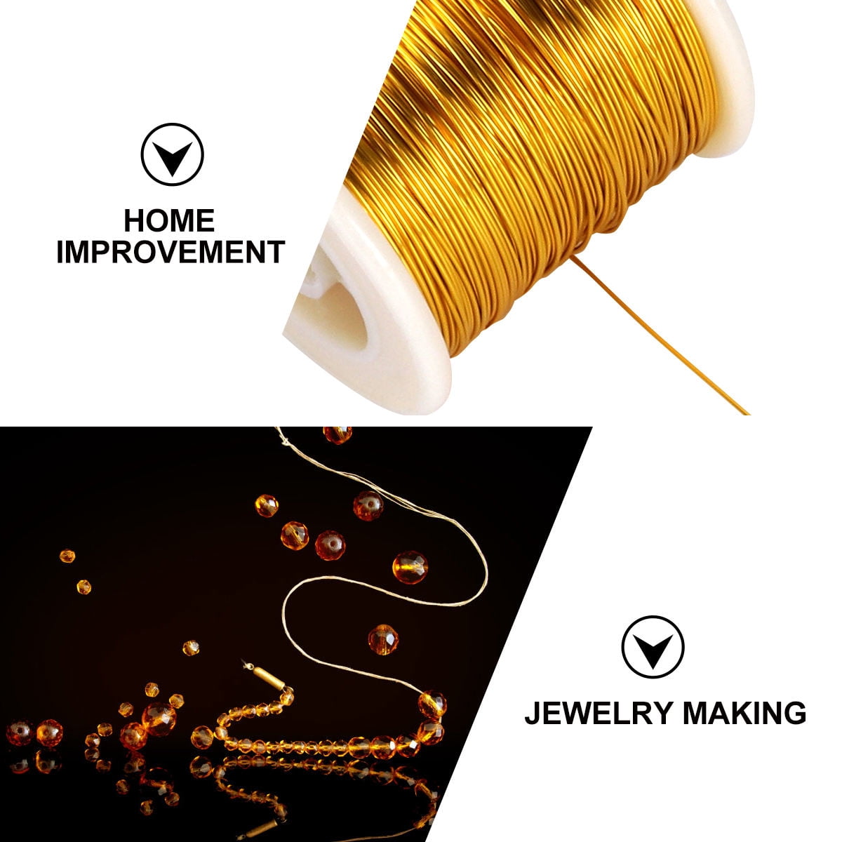 FRCOLOR  Jewelry Wire Copper Accessories for Necklace Making