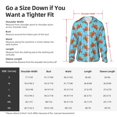 thumbnail image 5 of Pofeuu Turtle Print Sun Protection Outdoor Lightweight Full Zip UV Cooling Hoodie Long Sleeve Summer Clothing for Outdoor Hiking-3X-Large, 5 of 5