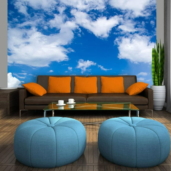 Tiptophomedecor Landscape Wallpaper Wall Mural - Under The Sky