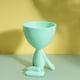 thumbnail image 3 of Maceta de ceramica shamjiam Humanoide para Cactus Suculentas Verde, 3 of 7