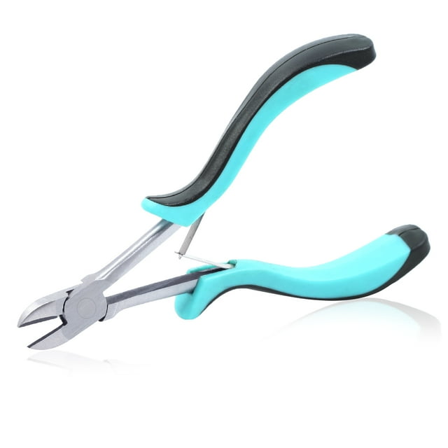 SPEEDWOX Mini Diagonal Cutting Pliers Long Reach Pliers 5-1/2 Inches Precision Wire Cutter Side Cutting Pliers Small Pliers for Jewellery Making Beading