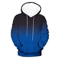thumbnail image 6 of Long Sleeve Hoodies for Men Pullover Big & Tall Clearance Gradient Sweatshirts M-4X Plus Size Casual Basic Loose Comfort Hoodie Tops with Front Pocket, 6 of 6