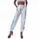 thumbnail image 4 of Gibobby pantalones cargo mujer Pantalones Fashion Club Mujer Streetwear Cool Shiny Causal Pants (Blanco, L), 4 of 5