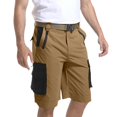 thumbnail image 6 of Migroa Men's Hiking Cargo Shorts with Zipper Pockets Lightweight Outdoor Work Camping Sport Golf Casual Travel Fishing Multipocket Brown 3Xl, 6 of 8