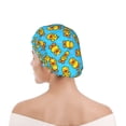 thumbnail image 4 of Gorro de ducha Wizfuyq Yellow Rubber Duck para mujer impermeable, 4 of 9