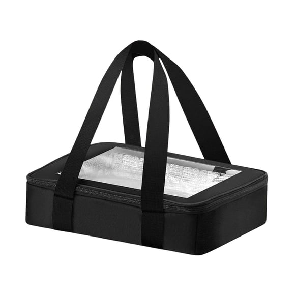 Portador Aislado Bolsa Portacomidas para Plato Bandeja Térmica Foil Pan Carrier con Cremallera Material Oxford y Aluminio Adecuado para