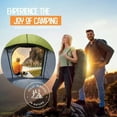 thumbnail image 5 of CAMOTUSE Camping Tent - 4-Person Easy Pop Up Tent with 2 Doors - UPF50+ Waterproof Green, 5 of 5