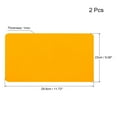 thumbnail image 2 of Uxcell 12x9" Silicone Mat, 2 Pack Resin Casting Crafts Pad Non-Slip Nonstick Sheets Protector, Orange, 2 of 6