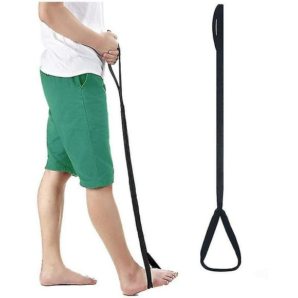 2 Pack 35 Inch Long Leg Lifter - Durable & Rigid Hand Strap & Foot Loop - Ideal Mobility Tool For Wheelchair, Hip & Knee Replacement Surgery
